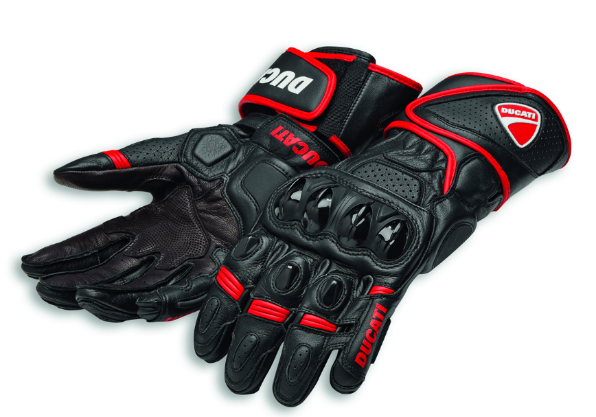Ducati 77 C1 Handschuhe aus Leder schwarz NEU 